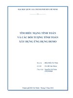 Tiểu luận môn biểu diễn tri thức và suy luận TÌM HIỂU MẠNG TÍNH TOÁN VÀ CÁC ĐỐI TƯỢNG TÍNH TOÁN XÂY DỰNG ỨNG DỤNG DEMO