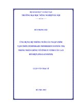 Ứng dụng hệ thống nuôi cây ngập chìm tạm thời Plantima trong nhân giống vô tính in vitro cây lan Hồ Điệp (Phalaenopsis)