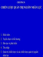 Bài giảng Quản trị kinh doanh quốc tế - Chương 9 Chiến lược quản trị nguồn nhân lực
