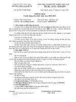 Thông báo tuyển dụng viên chức năm 2010.