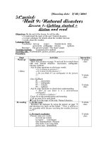 Unit  9 ( theo phan phoi chuong trinh moi )