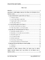 luận văn quản trị nhân lực  Hoàn thiện công tác đào tạo và phát triển nguồn nhân lực tại Công ty Cổ phần cầu 3 Thăng Long