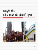Kiểm toán tài sản cố định (Môn Kiểm toán 2)