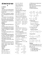 Ôn Tập Toán 8 Kì II
