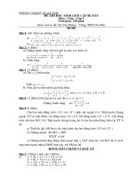 Đề thi HSG lớp9 cấp Huyện có Đ.án