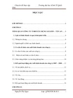 luận văn quản trị nhân lực MỘT SỐ GIẢI PHÁP HOÀN THIỆN CÔNG TÁC TUYỂN DỤNG NHÂN LỰC CỦA CÔNG TY TNHH XÂY DỰNG SÀI GÒN – TÂN AN