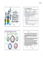 Chương 5 Kế toán các quá trình kinh doanh chủ yếu của doanh nghiệp (Môn Nguyên Lý kế toán)