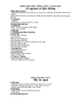 Giáo án tuàn 30 - chiều