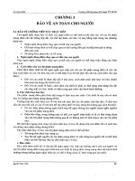 bảo vệ an toàn cho người