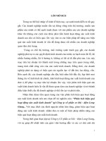 luận văn quản trị chiến lược Phân tích hiệu quả hoạt động sản xuất kinh doanh tại Công ty cổ phần cơ khí - điện Long Giang.