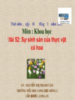 SU SINH SAN O THUC VAT CO HOA