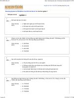 Bài thi trắc nghiệm quản trị tài chính