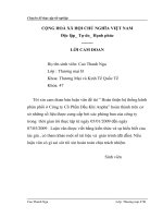 LUẬN VĂN THẠC SĨ Hoàn thiện hệ thống kênh phân phối gas ở Công ty Cổ phần Dầu khí Anpha trường DH KINH TẾ QUỐC DÂN