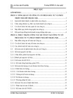 luận văn quản trị kinh doanh  Tm hiểu về hoạt động kinh doanh và quản lý tại Công ty CP đầu tư và phát triển công trình nhà đô thị Hà NộI