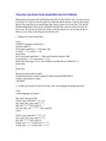 Tổng Hợp các code cho website