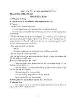 VĂN Đề cương ôn tập môn Văn trong kì thi THPT QG 2015