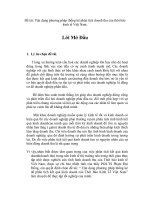 luận văn quản trị tài chính  Vận dụng phương pháp thống kê phân tích doanh thu của thời báo kinh tế Việt Nam.