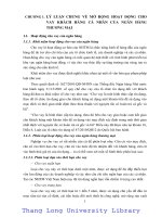 Giải pháp mở rộng cho vay khách hàng cá nhân tại Ngân hàng Nông nghiệp và Phát triển Nông thôn Chi nhánh Sơn Tây