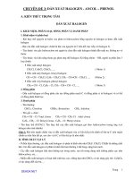 Chuyên đề dẫn xuất Halogen-Ancol-Phenol