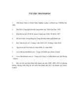 luận văn quản trị khách sạn du lịch Một số nghiệp vụ tại khách sạn Liberty Central