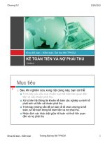 Chương 2 Kế toán tiền và nợ phải trả phần 2 (Môn Kế toán tài chính 1)