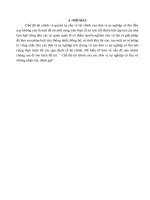 Tiểu luận Chế độ tài chính của các đơn vị sự nghiệp có thu và những nhận xét, đánh giá