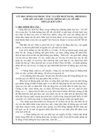 Chuyên đề môn Lịch sử Lớp 5