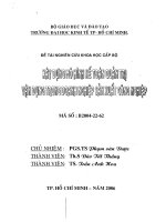 Xây dựng mô hình kế toán quản trị vận dụng trong doanh nghiệp sản xuất công nghiệp