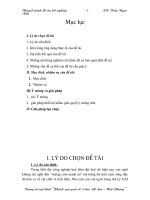 luận văn quản trị khách sạn du lịch Trang trí khách sạn quốc tế Đồ Sơn thành phố Hải Phòng