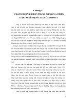 Tiểu luận CHẶNG ĐƯỜNG ĐI ĐẾN THÀNH CÔNG CỦA CHIẾN LƯỢC XUYÊN QUỐC GIA CỦA TOYOTA