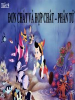 Giáo án bồi dưỡng thao giảng, thi giáo viên hoá học lớp 8 Bài 6 Đơn chất và hợp chất - phân tử (20)