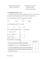 Đề HKII Toán 6 - 7