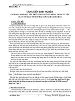 sáng kiến kinh nghiệm bậc 3