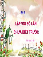 Bai 8 Lap voi so lan chua biet