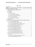 luận văn quản trị khách sạn du lịch Hoàn thiện tổ chức hoạt động kinh doanh của khách sạn nhỏ tại khu Phố Cổ, lấy khách sạn Hà Nội Elegance làm ví dụ