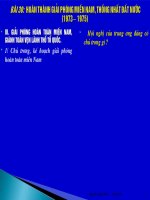 Bài 30 Hoàn thành giải phóng miền Nam thống nhất đất nước