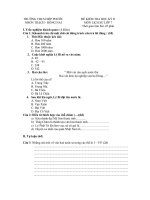 Đề HKII lịch sử 7 - 4