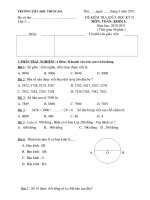 de thi giua ky 2 tieu hoc