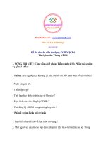 Đề thi chuyên viên tín dụng Của VIB.PDF