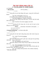 ÔN TẬP TIẾNG ANH LỚP 10