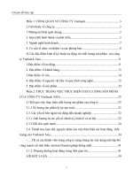 luận văn quản trị chất lượng Thực trạng việc thực hiện chất lượng của công ty Vanlaack Asia