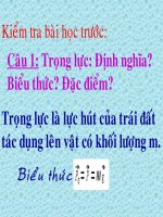 Giáo án về lực đàn hồi