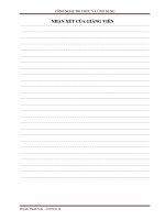 Tiểu luận môn CÔNG NGHỆ TRI THỨC VÀ ỨNG DỤNG Tìm hiểu mạng neural nhân tạo và giải thuật di truyền