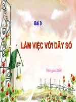 Bai 9 Lam viec voi day so