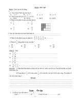 Toan on tap HKII lop 4