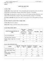 Kiểm tra Hình học 11 - Chương 3 (kèm đáp án) - Theo mẫu mới