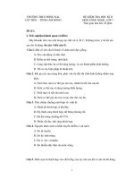 Đề HKII Công nghệ 7 - 8