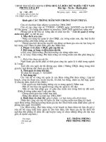 chuong trinh thi can bo quan ly mam non