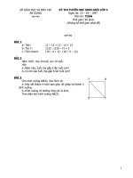 BỘ ĐỀ THI HỌC SINH GIỎI TOÁN BẬC TIỂU HỌC