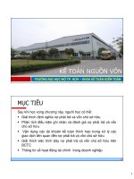 Chương 5 Kế toán nguồn vốn (Môn Kế toán doanh nghiệp)